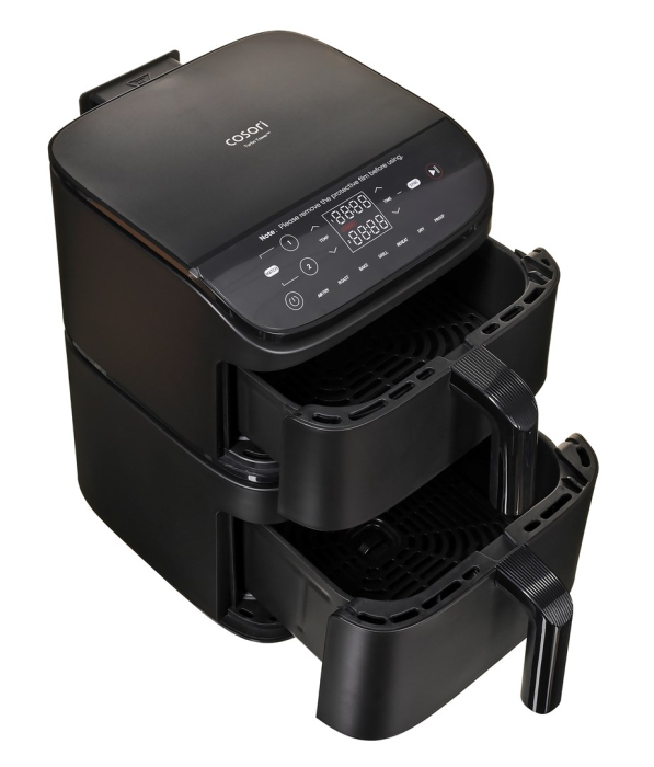Friteuză cu Aer Cald Cosori Double, 2630 W, Capacitate 10 L, Negru pukika.ro [2]