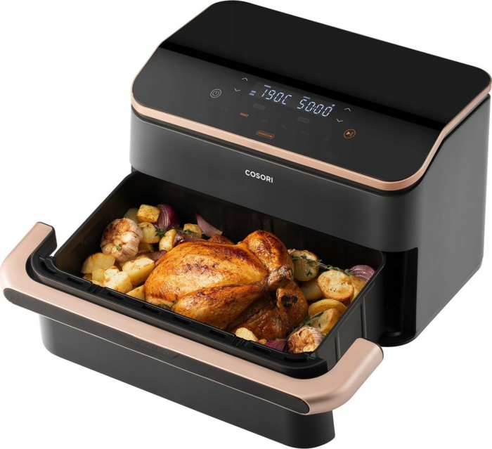 Friteuză cu Aer Cald Cosori Dual Blaze, 2800 W, Capacitate 10 L, Touch, Negru pukika.ro [3]