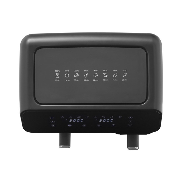 Friteuză cu Aer Cald Dublă Zelmer ZAF 9000, 2700 W, Capacitate 5.5 L + 3.5 L, Funcție Air Fry,, Grill, Timer, Negru pukika.ro [3]