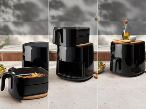 Friteuză cu Aer Cald Electrolux, 1500 W, Capacitate 5 L, Touch, Grill, Negru pukika.ro [6]