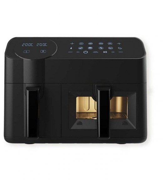 Friteuză cu Aer Cald Maestro MR-760, 2000 W, Capacitate 3.5 L + 6 L, Panou Digital, Temporizator, Termostat Reglabil, Negru pukika.ro [1]