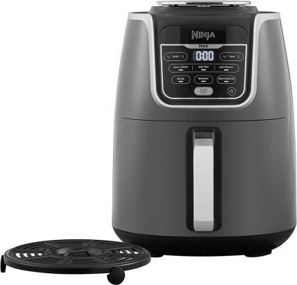 Friteuză cu Aer Cald Ninja AF160, 1750 W, Capacitate 5.2 L, 6 Funcții de Gătit, Funcție Rapid Crisp, Gri pukika.ro [5]