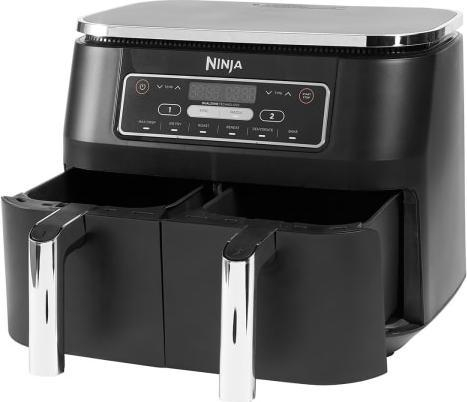 Friteuză cu Aer Cald Ninja AF300EU, 2470 W, Capacitate 7.6 L, Coșuri Duble, 6 Funcții de Gătit, Funcție Sync & Match, Negru pukika.ro [3]