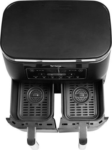 Friteuză cu Aer Cald Ninja AF300EU, 2470 W, Capacitate 7.6 L, Coșuri Duble, 6 Funcții de Gătit, Funcție Sync & Match, Negru pukika.ro [2]