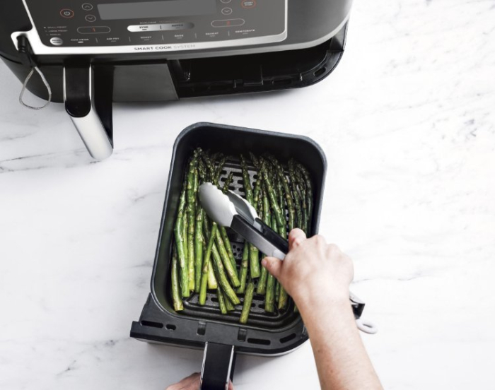 Friteuză cu Aer Cald Ninja AF451EU, 2470 W, Capacitate 9.5 L, Senzor Temperatură, 6 Funcții de Gătit, Coșuri Duble, Display Digital, Negru pukika.ro [6]