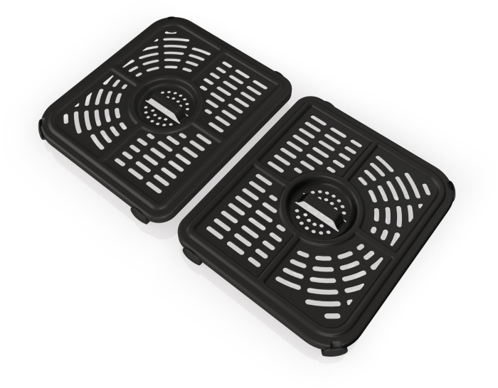 Friteuză cu Aer Cald Ninja Double, 2470 W, Capacitate 10.4 L, Negru pukika.ro [4]