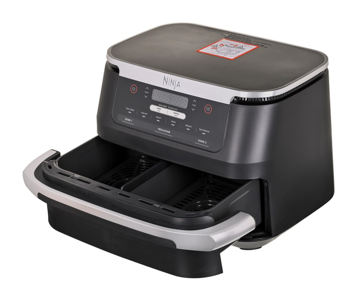 Friteuză cu Aer Cald Ninja Double, 2470 W, Capacitate 6.6 L Display, Negru pukika.ro [2]