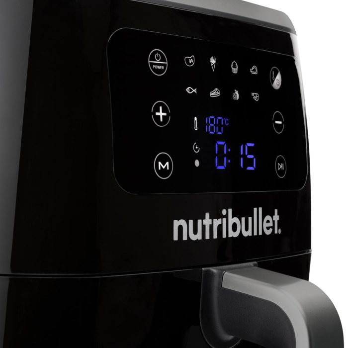 Friteuză cu Aer Cald NutriBullet XXL, 1800 W, Capacitate 7 L, Touch, Negru pukika.ro [3]