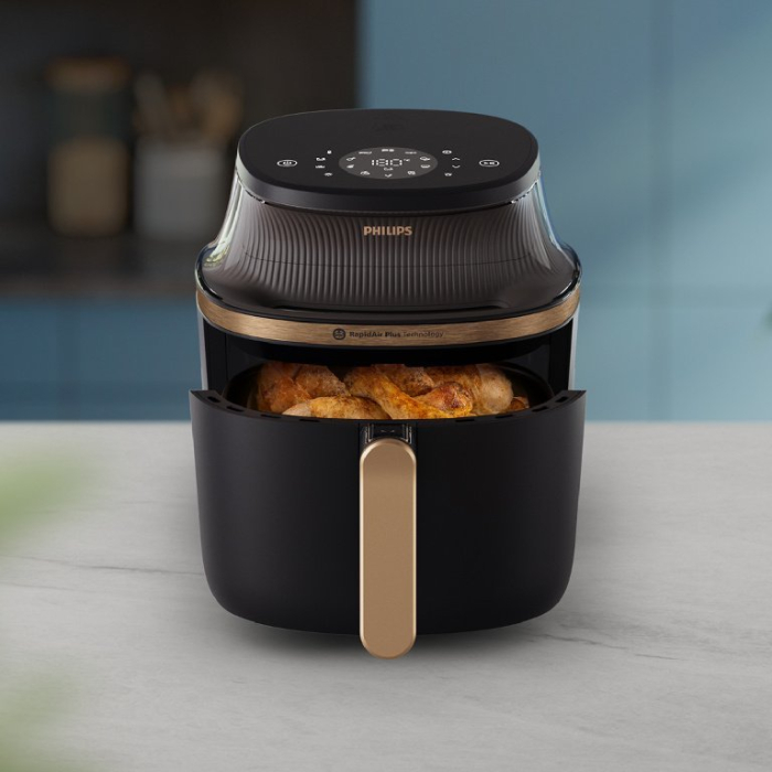 Friteuză cu Aer Cald Philips 3000 series, 1400 W, Capacitate 4.2 L, Touch, Grill, Negru pukika.ro [5]