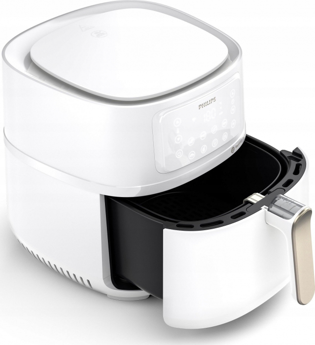 Friteuză cu Aer Cald Philips 5000 series Airfryer XXL Connected HD9285/00, 7.2 L, 2000 W, Rapid Air, 8 Programe, Wi‑Fi, Alb pukika.ro [3]