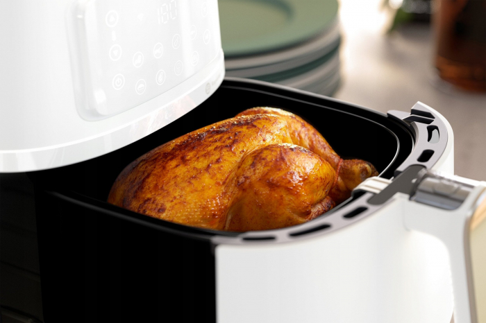 Friteuză cu Aer Cald Philips 5000 series Airfryer XXL Connected HD9285/00, 7.2 L, 2000 W, Rapid Air, 8 Programe, Wi‑Fi, Alb pukika.ro [9]