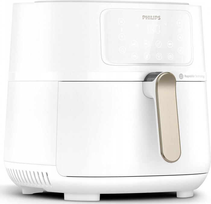 Friteuză cu Aer Cald Philips 5000 series Airfryer XXL Connected HD9285/00, 7.2 L, 2000 W, Rapid Air, 8 Programe, Wi‑Fi, Alb pukika.ro [2]