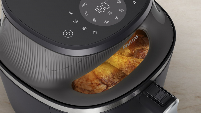 Friteuză cu Aer Cald Philips AirFryer 3000 Series XXL NA342/00, 7.2 L, 2000 W, RapidAir Plus cu Fereastră, Touch Display, Negru pukika.ro [4]