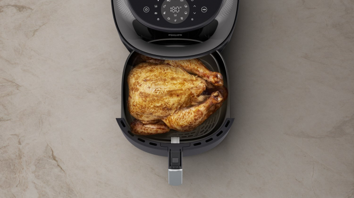 Friteuză cu Aer Cald Philips AirFryer 3000 Series XXL NA342/00, 7.2 L, 2000 W, RapidAir Plus cu Fereastră, Touch Display, Negru pukika.ro [5]