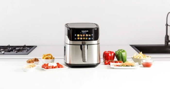 Friteuză cu Aer Cald Taurus 7S, 1600 W, Capacitate 6.5 L, Touch, Negru pukika.ro [4]