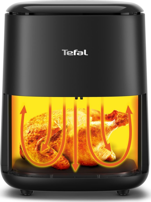 Friteuză cu Aer Cald Tefal Easy Fry, 1300 W, Capacitate 3 L, Touch, Negru pukika.ro [6]
