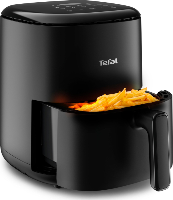 Friteuză cu Aer Cald Tefal Easy Fry, 1300 W, Capacitate 3 L, Touch, Negru pukika.ro [2]