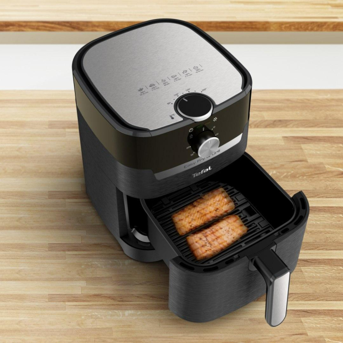 Friteuză cu Aer Cald Tefal Easy Fry & Grill, 1550 W, Capacitate 4.2 L, Negru pukika.ro [7]