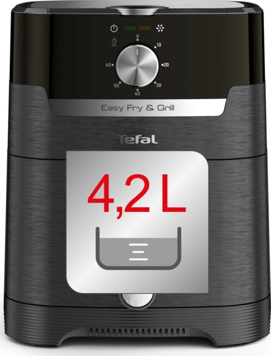 Friteuză cu Aer Cald Tefal Easy Fry & Grill, 1550 W, Capacitate 4.2 L, Negru pukika.ro [6]