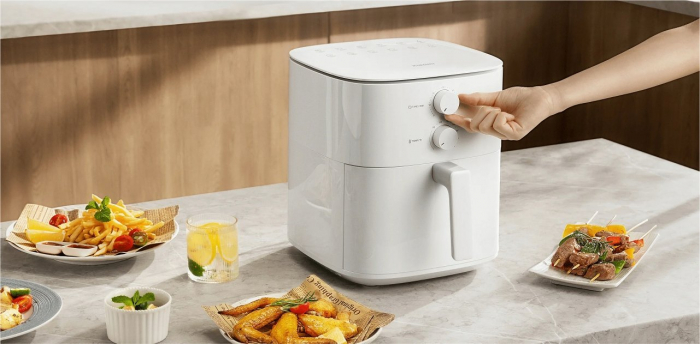 Friteuză cu Aer Cald Xiaomi Air Fryer Essential BHR8588EU, 1550 W, 12 Programe, 6L, Alb pukika.ro [2]