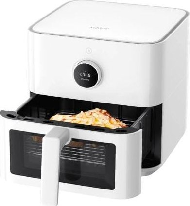 Friteuză cu Aer Cald Xiaomi Mi Smart Air Fryer 5.5 L BHR8238EU, 1600 W, Fereastră Vizuală, Degreasing Mod, 24h Timer, Alb pukika.ro [3]