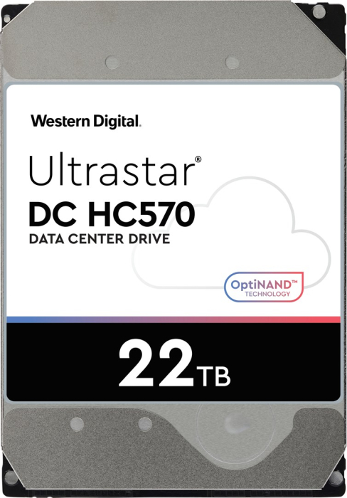 Hard Disk Intern Western Digital Ultrastar, 22 TB, 7200 rpm, SATA III, 3.5", Grey [2]