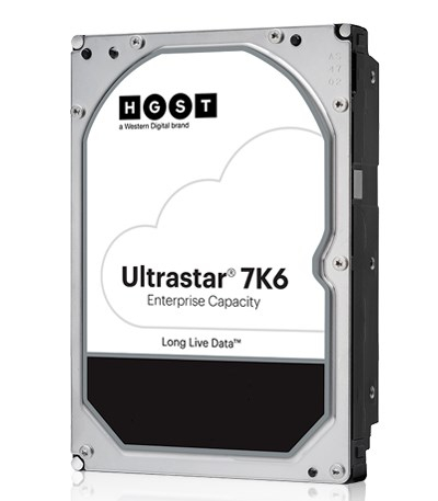 Hard Disk Intern Western Digital Ultrastar 7K6, 6 TB, 7200 rpm, SATA III, 3.5", Grey [1]