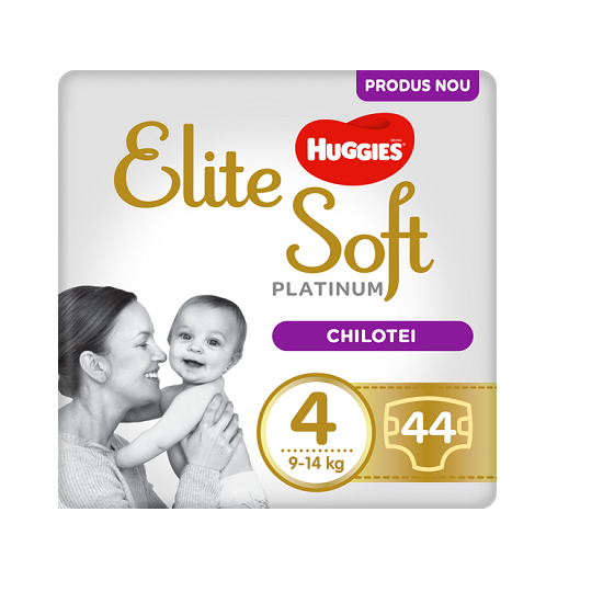 Scutece Chilotel Huggies Elite Soft Pants Platinum Mega, Marimea 4, 9-14 kg, 44 bucati [1]