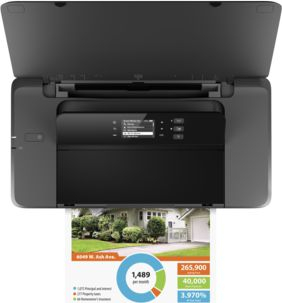 Imprimantă HP Officejet 200 Inkjet, Color, A4, 19 ppm, USB, Wi-Fi, 1200 x 1200 DPI, Black [3]