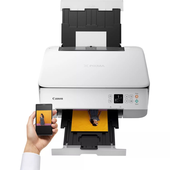 Imprimantă Inkjet Canon PIXMA TS5351i, Color, Duplex, A4, USB, Wi-Fi, 4800 x 1200 DPI, White [5]