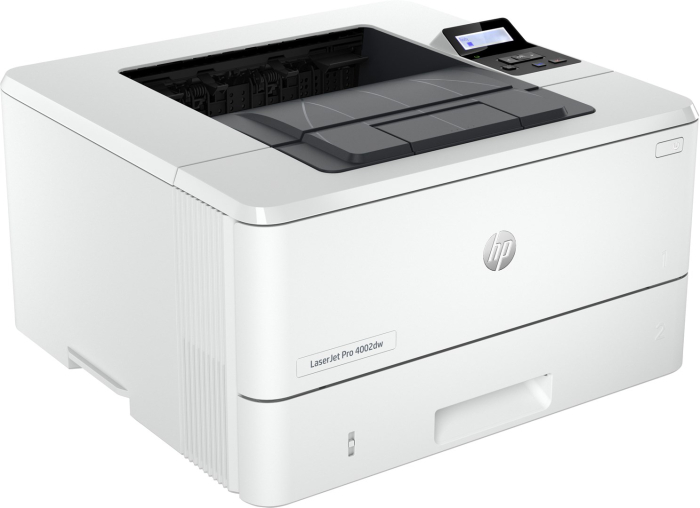 Imprimantă Laser HP LaserJet Pro 4002dw, Monocrom, Duplex, A4, 40 ppm, USB, Wi-Fi, Bluetooth, 1200 x 1200 DPI, White [2]