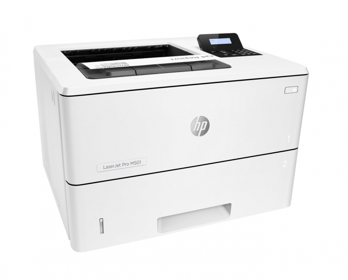 Imprimantă Laser HP LaserJet Pro M501dn, Monocrom, Duplex, A4, 34 ppm, USB, Business, White [2]