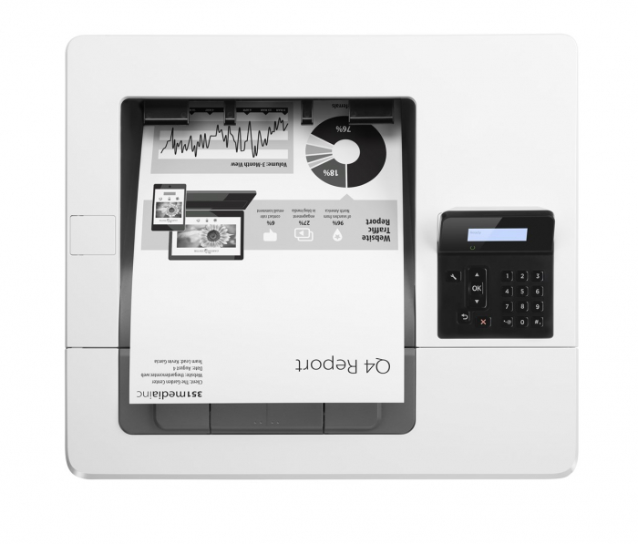 Imprimantă Laser HP LaserJet Pro M501dn, Monocrom, Duplex, A4, 34 ppm, USB, Business, White [5]