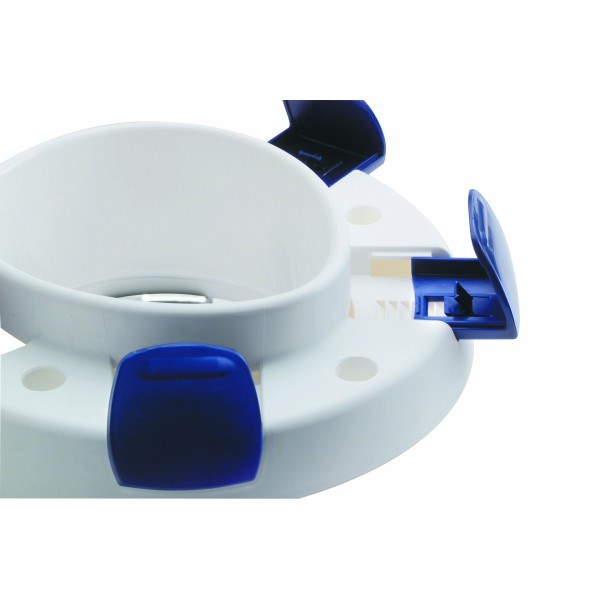 Inaltator pentru toaleta cu capac, inaltime 11 cm, greutate maxima 185 Kg, Alb/Albastru pukika.ro [2]