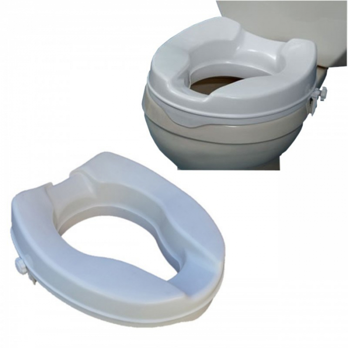 Inaltator pentru toaleta, inaltime 10 cm, greutate maxima 190 Kg, Alb pukika.ro [2]