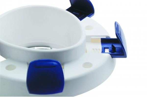 Inaltator pentru toaleta, inaltime 11 cm, greutate maxima 185 Kg, Alb/Albastru pukika.ro [2]