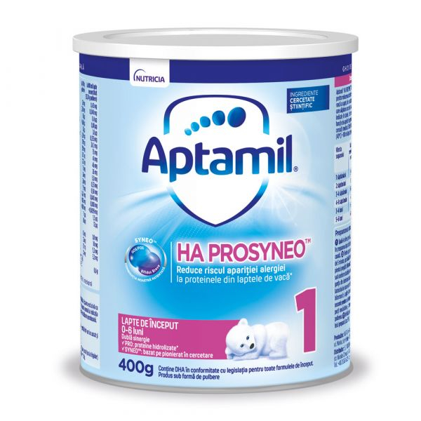 Lapte praf HA 1 Prosyneo Aptamil, 0-6 luni, 400 g [1]