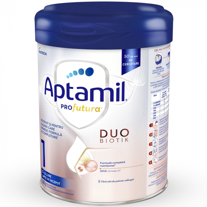 Lapte Praf  Profutura Duo Biotik 1 Aptamil, 0 luni+, 800g [1]
