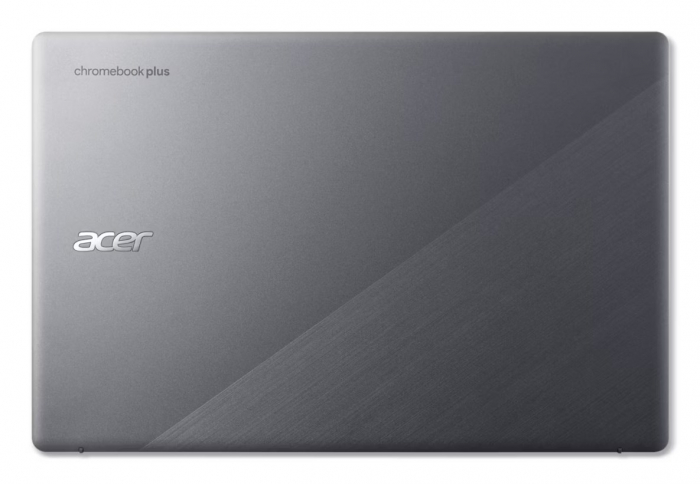Laptop Acer Chromebook Plus 515, 15.6 inch, Intel® Core™ i5 1235U pana la 4.4 GHz, 8 GB RAM LPDDR5x, 512 GB SSD, Intel Iris Xᵉ Graphics, Free Dos, Grey [7]