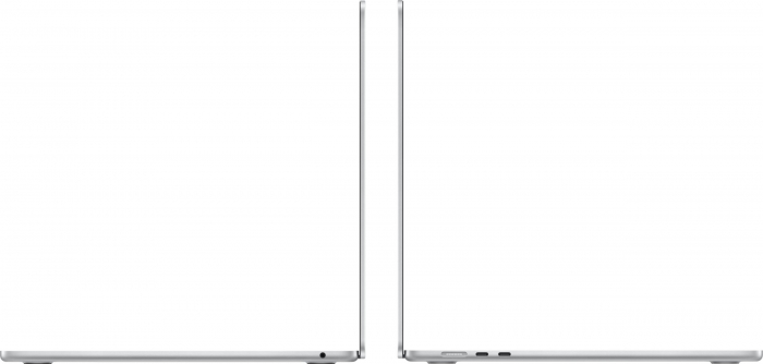 Laptop Apple MacBook Air, 15.3 inch, Apple M4, 16 GB RAM, 256 GB SSD, Apple GPU, macOS Sequoia, Silver [3]