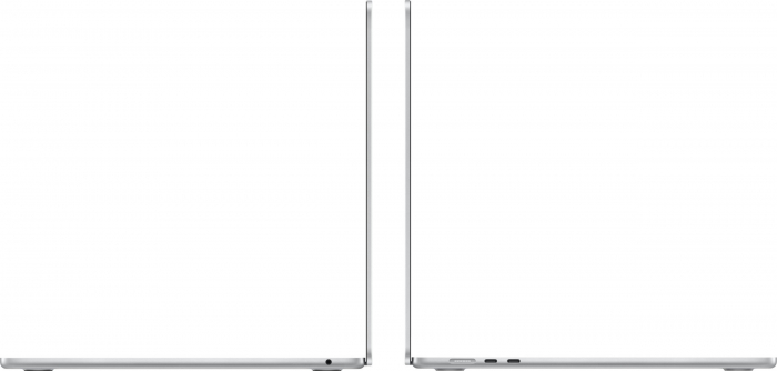 Laptop Apple MacBook Air, 15.3 inch, Apple M4, 24 GB RAM, 512 GB SSD, Apple GPU, macOS Sequoia, Silver [3]