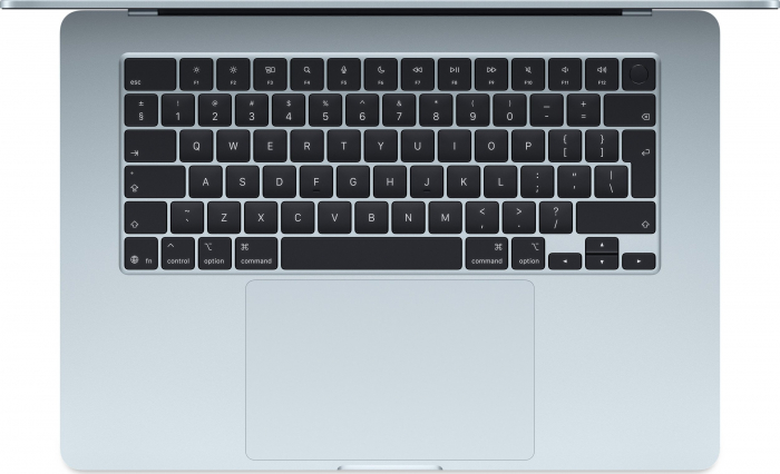 Laptop Apple MacBook Air, 15.3 inch, Apple M4, 16 GB RAM DDR4, 256 GB SSD, Apple GPU, macOS Sequoia, Blue [2]