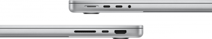 Laptop Apple MacBook Pro, 14.2 inch, Apple M4 Pro, 24 GB RAM, 1 TB SSD, Apple GPU, macOS Sequoia, Silver [4]