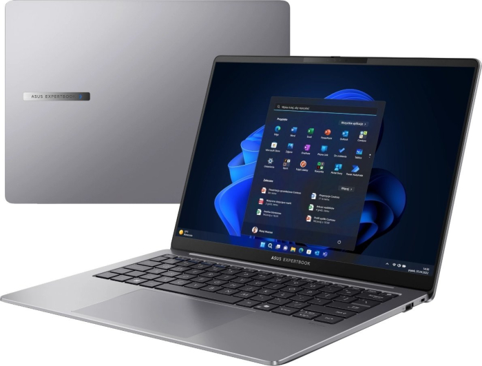 Laptop ASUS ExpertBook P5, 14" WQXGA, Intel® Core™ Ultra 7 258V pana la 4.8 GHz, 32 GB RAM LPDDR5x, 1 TB SSD, Intel Arc Graphics 140V, Windows 11 Pro, Misty Grey [8]