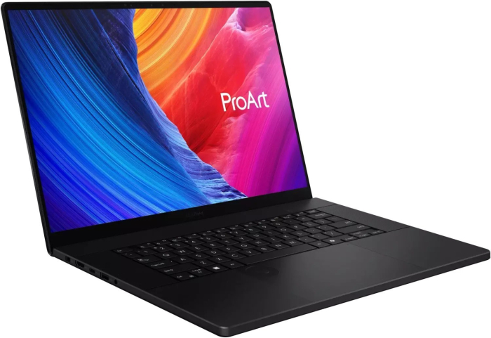 Laptop ASUS ProArt P16, 16" 4K Touchscreen, AMD Ryzen™ AI 9 HX 370 pana la 5.1 GHz, 64 GB RAM LPDDR5x, 2 TB SSD, NVIDIA® GeForce® RTX 5080 16 GB, Windows 11 Pro, Nano Black [2]