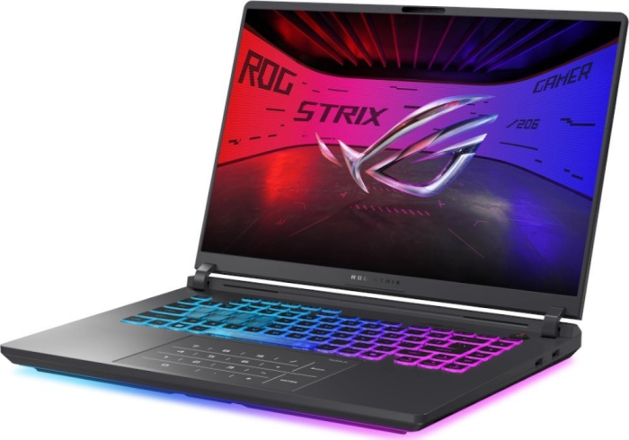 Laptop ASUS ROG Strix G16, 16" Full HD+, Intel® Core™ i5 13450HX pana la 4.6 GHz, 16 GB RAM DDR5 5600, 512 GB SSD, NVIDIA® GeForce® RTX 5050 8 GB, Free Dos, Eclipse Grey [2]