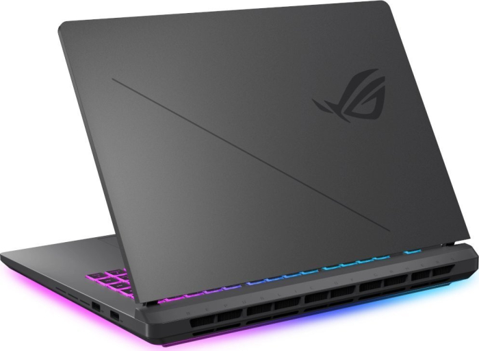 Laptop ASUS ROG Strix G16, 16" Full HD+, Intel® Core™ i5 13450HX pana la 4.6 GHz, 16 GB RAM DDR5 5600, 512 GB SSD, NVIDIA® GeForce® RTX 5050 8 GB, Free Dos, Eclipse Grey [6]