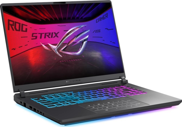 Laptop ASUS ROG Strix G16, 16" Full HD+, Intel® Core™ i5 13450HX pana la 4.6 GHz, 16 GB RAM DDR5 5600, 512 GB SSD, NVIDIA® GeForce® RTX 5050 8 GB, Free Dos, Eclipse Grey [3]