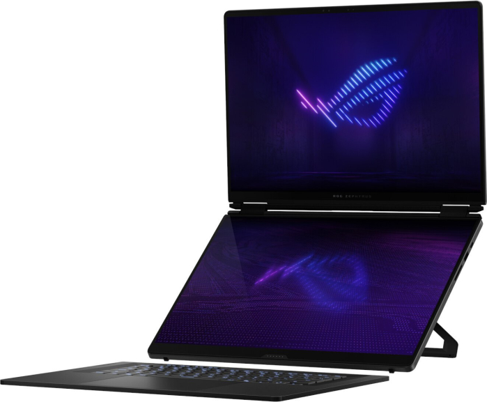 Laptop ASUS ROG Zephyrus Duo 16, 16" 3K Touchscreen, Intel® Core™ Ultra 9 386H pana la 4.9 GHz, 32 GB RAM LPDDR5x 8533, 2 TB SSD, NVIDIA® GeForce® RTX 5090 24 GB, Windows 11 Pro, Stellar Grey [5]