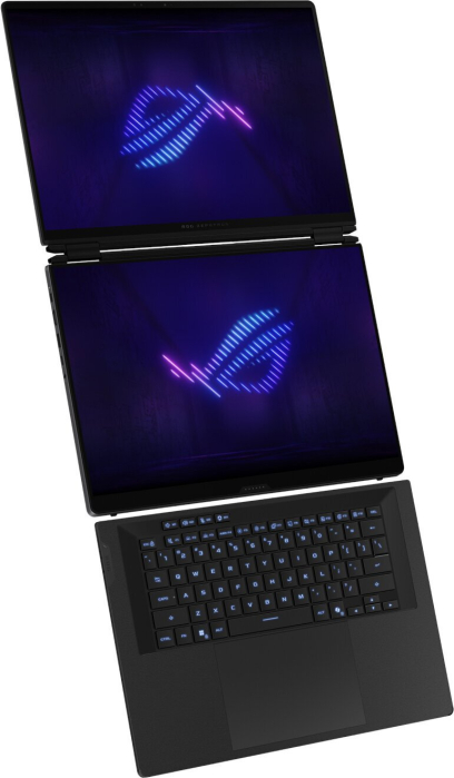 Laptop ASUS ROG Zephyrus Duo 16, 16" 3K Touchscreen, Intel® Core™ Ultra 9 386H pana la 4.9 GHz, 32 GB RAM LPDDR5x 8533, 2 TB SSD, NVIDIA® GeForce® RTX 5090 24 GB, Windows 11 Pro, Stellar Grey [8]